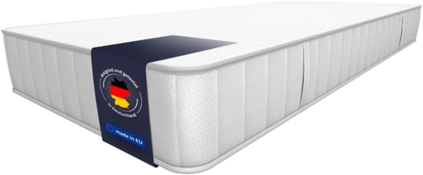 Komfortschaummatratze Omega, Wendematratze, 90x200, 140x200 cm und weitere Größen, WELTBETT, 18 cm hoch, Wendematratze 2-in-1 Härtegrade mittelfest und fest