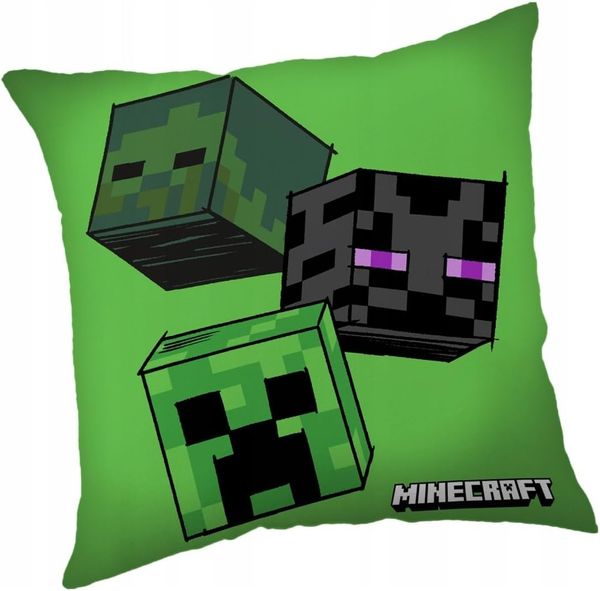 Minecraft Dekokissen Minecraft Creeper Kissen, 40 x 40 cm, befüllt und super weich