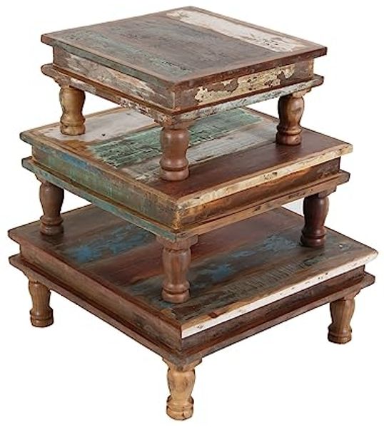 Shabby Chic Tisch Siera 3er Set