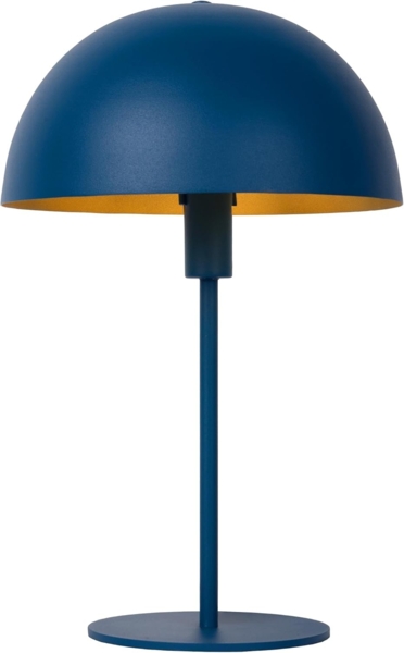 LUCIDE SIEMON - Tischlampe - Ø 25 cm - 1xE14 - Blau