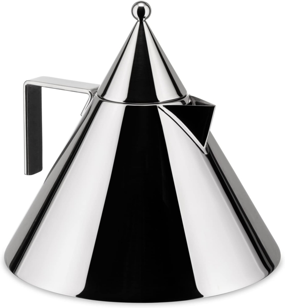 Alessi Il Conico 90017 - Design Wasserkocher mit Griff, Edelstahl, 2 lt Bild 2