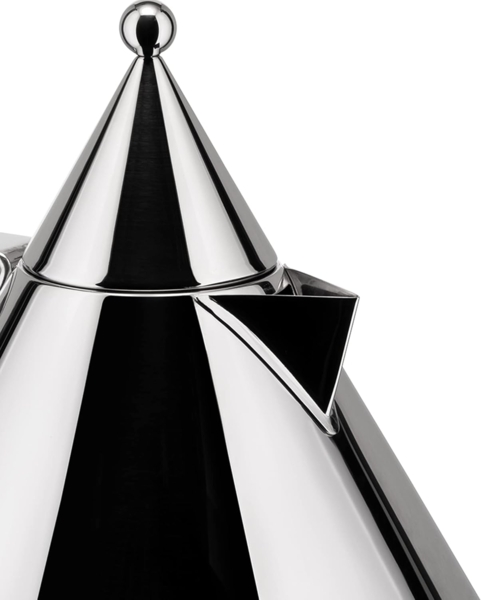 Alessi Il Conico 90017 - Design Wasserkocher mit Griff, Edelstahl, 2 lt Bild 3