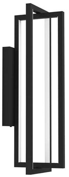 Eglo 900467 Wandleuchte SIBERIA Stahl schwarz LED 15,5W 3000-6500K L:16cm H:30cm dimmbar