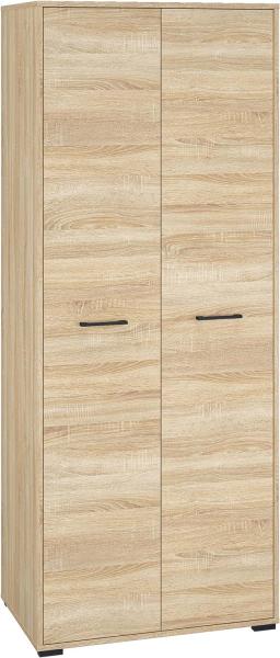 Garderobenschrank Caro Dielenschrank 80x51x199 cm sonoma Eiche hell