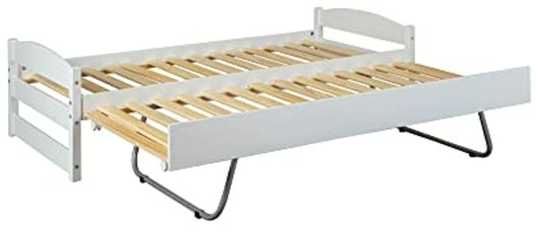 Bett 'Vicki', weiß, Kiefer Holz, 90x200 cm Bild 5
