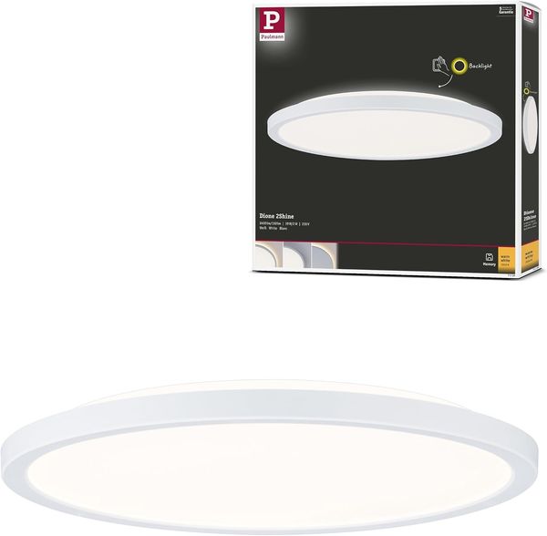 Paulmann 71189 LED Panel Atria Shine rund 290mm 3000K Weiß