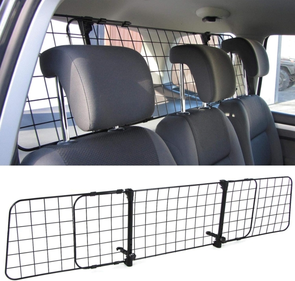 PKW KFZ Auto Kombi Hundegitter, verstellbar, universal, Breite verstellbar: 91 - 145 cm x Höhe: 30 cm