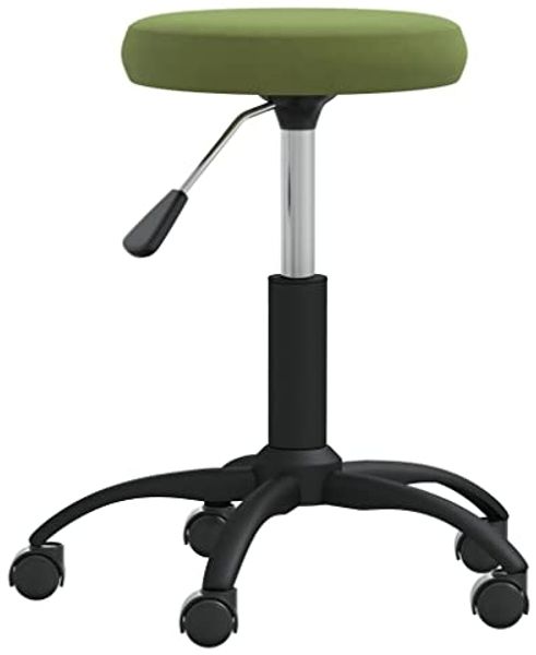 vidaXL Massagehocker Samt Hellgrün 3085740 Bild 5