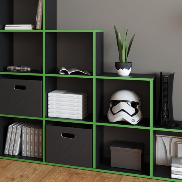 Vicco Treppenregal Schwarz/Grün 142.5 x 140 cm Bild 5