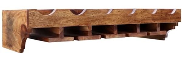 Weinregal Kali 70x30 aus indischem Sheesham-Massivholz