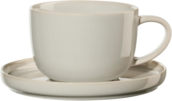 ASA Selection Teetasse Mit Unterteller, Tofu Coppa, L. 140mm, B. 140mm, H. 65mm