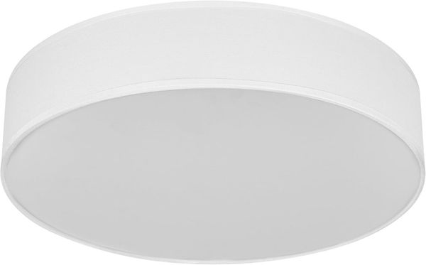 Osram ORBIS PARIS Deckenleuchte 480mm, weiß, 3XE27-Sockel, kann mit smarter Lampe bestückt werden, hochwertiges, modernes Design, mit Stoffschirm, geeignet für Innenräume, rund, IP20 Schutzklasse