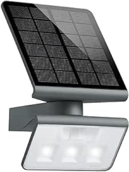 Steinel 'Xsolar L-S ONE' LED-Außenwandleuchte mit 140° Bewegungsmelder, Kunststoff anthrazit, 2500 mAh