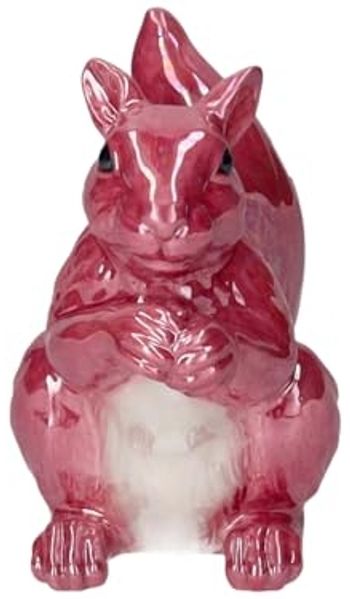 Gift Company Mignon Vase Eichhörnchen dunkelrosa
