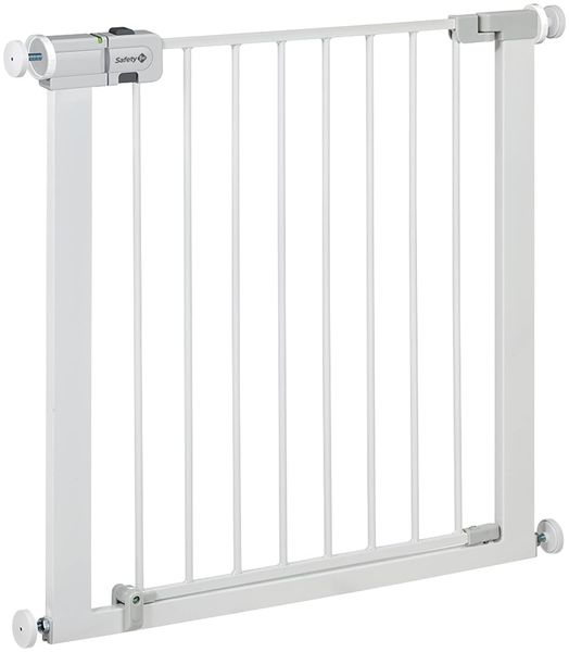 Safety 1st 'U-Pressure' Treppenschutzgitter, für Türbreiten 73-80 cm, Klemmbefestigung, Metall, Weiß