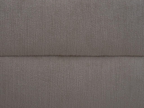 Vente-unique - Bett 140 x 200 cm mit geschwungenem Kopfteil - Bouclé-Stoff - Grau - LARUMO von Maison Céphy Bild 8