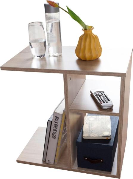 Wohnling 'NILO' Beistelltisch, Holz, Sonoma, 50 x 50 x 30 cm Bild 7