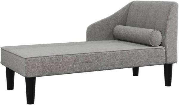 Schlafsofa 2-Sitzer Hellgrau Stoff [340724]