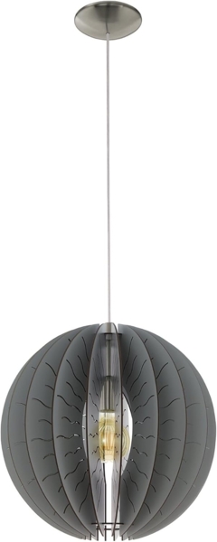 Eglo 32822 Hängeleuchte Lamellenlampe FABESSA Ø 40cm dimmbar in grau