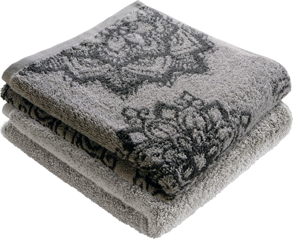 Erwin Müller Duschtuch Duschtuch "Bühl" 2er-Pack, Frottier, Walk-Frottier Motiv