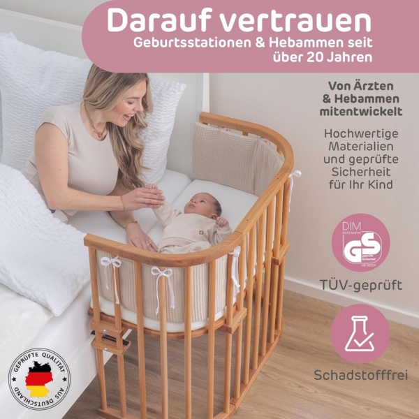 Babybay 'Original' Beistellbett Kernbuche Bild 5