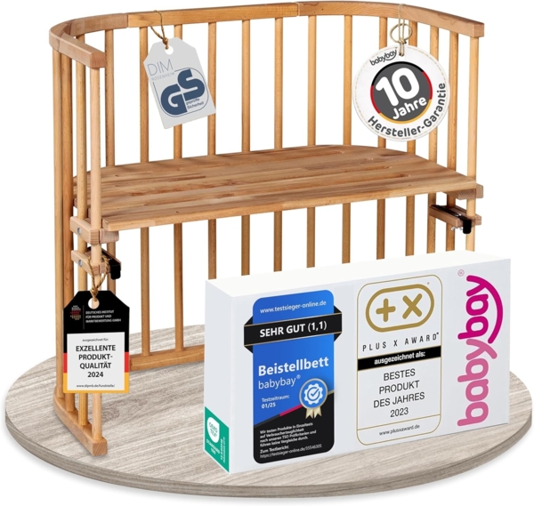 Babybay 'Original' Beistellbett Kernbuche Bild 1