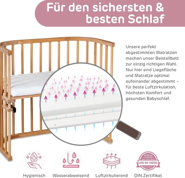 Babybay 'Original' Beistellbett Kernbuche Bild 3