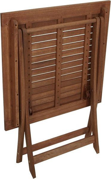 Klapptisch CORDOBA 70x70 cm, Eukalyptus geölt Bild 3