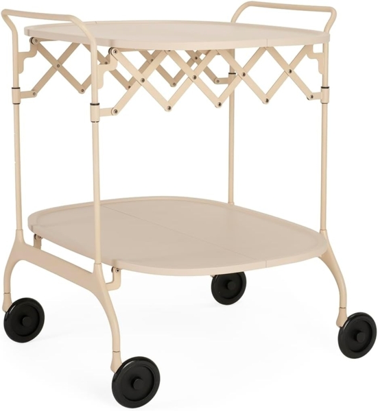 Kartell Gastone, Servierwagen, Sahne