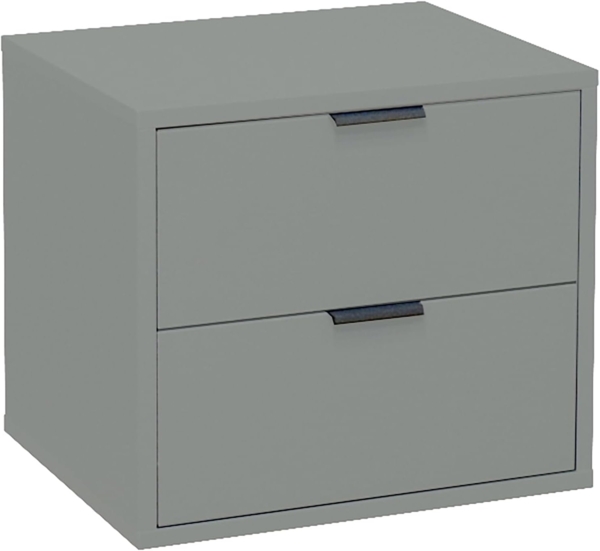 Nachtkommode >Bonnie< in pine green matt lack - 51x47x45cm (BxHxT)