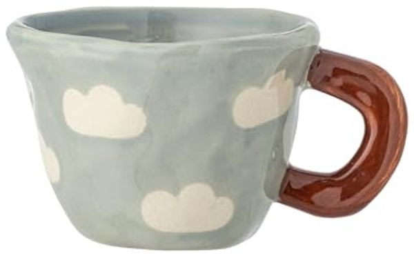 Bloomingville Tasse Bloomingville Nini Tasse, Blau, Steingut, 100 ml, Steingut