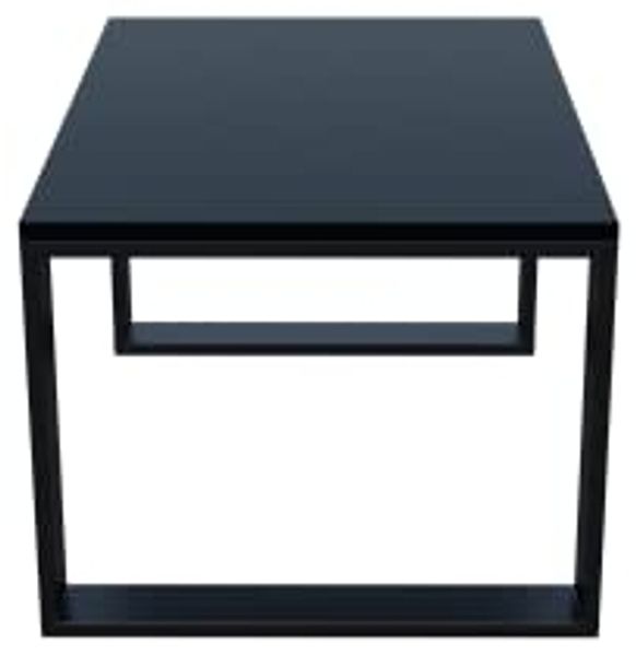 AKKE Außergewöhnlicher Couchtisch Beistelltisch für Wohnzimmer | Kaffee Tee Wohnzimmertisch Tisch | Coffee Table | Zimmer Schlafzimmer Möbel | Deko Modern Schwarz 60 x 60 x 45 Bild 4