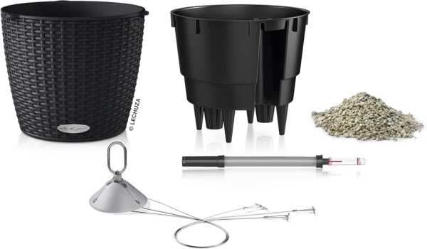 LECHUZA NIDO Cottage 28 graphitschwarz 15203 Bild 3