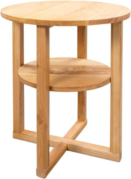 vidaXL Beistelltisch 40×50 cm Massivholz Eiche
