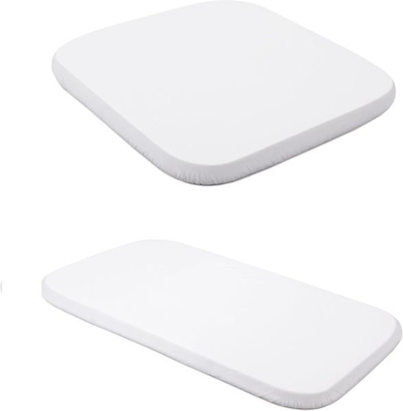 Waldin Spannbettlaken-Set – W2 – Weiß – Für 7-in-1