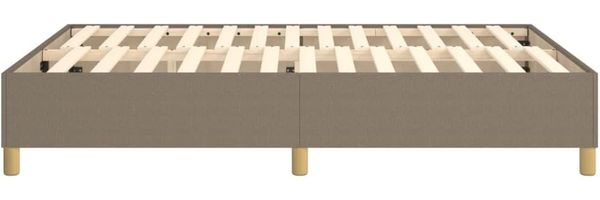 vidaXL Boxspringbettgestell Taupe 140x200 cm Stoff 3120965 Bild 7