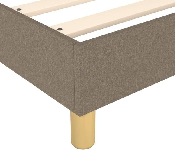 vidaXL Boxspringbettgestell Taupe 140x200 cm Stoff 3120965 Bild 8