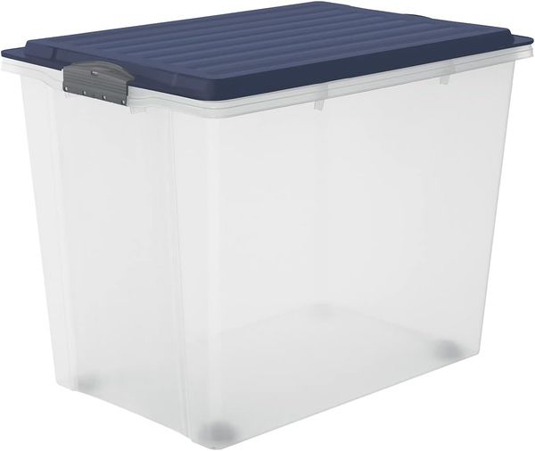 ROTHO Aufbewahrungsbox Compact Aufbewahrungsbox 70l mit Deckel, Kunststoff (PP)