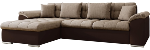 Ecksofa Diana, Seite: Links, Farbe: Soft 066 + Lawa 02