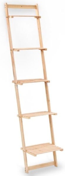vidaXL Leiterregal Zedernholz 41,5x30x176 cm 246438