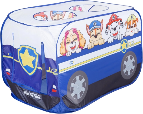 roba Pop-Up Spielzelt 'Paw Patrol' - mit Klappfunktion - Indoor & Outdoor - Blau / Weiß