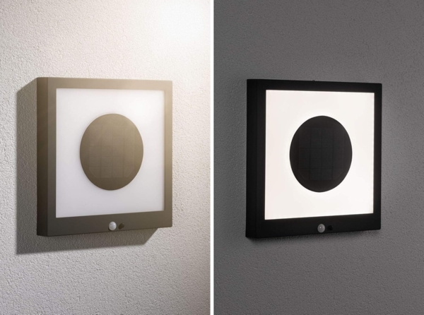 Paulmann No. 94263 Solar Panel Taija 300x300 mm 3000K mit Bewegungsmelder Anthrazit Bild 10