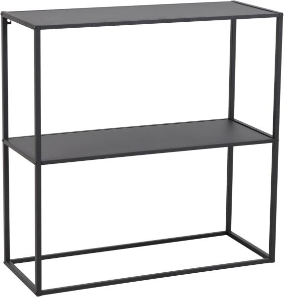 SVITA Konsolentisch Beistelltisch Standregal Industrial Design Metall Schwarz