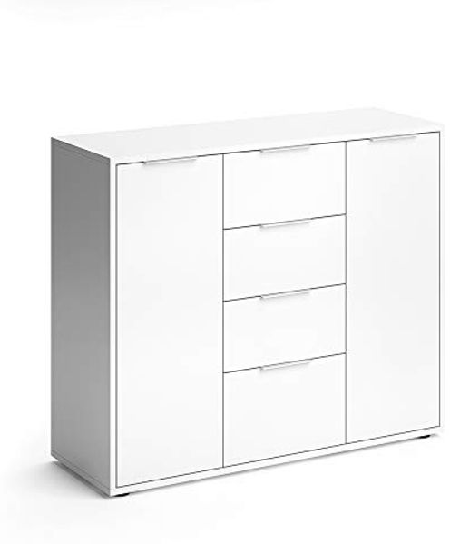 Kommode Leon Weiß 35 x 84 cm Vicco
