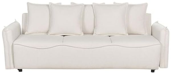 Schlafsofa KRAMA Cremeweiß