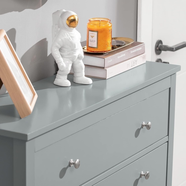 SoBuy Schuhschrank FSR89 mit 2 Klappen Schuhregal mit Schublade Schuhkommode Schuhablage Bild 8