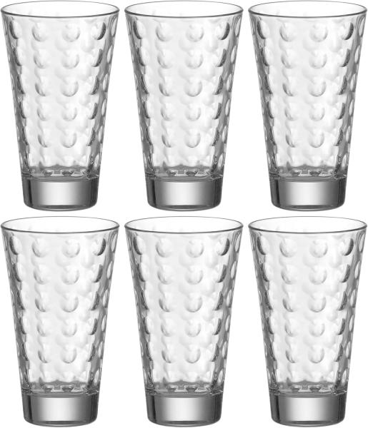 Leonardo OPTIC Trinkglas groß 300 ml 6er Set