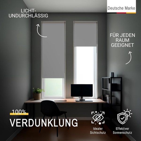 Sol Royal Thermorollo SolReflect T42 für Fenster & Türen Weiß, 160 x 65 x 3.1 cm Bild 2