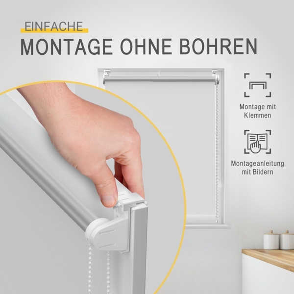 Sol Royal Thermorollo SolReflect T42 für Fenster & Türen Weiß, 160 x 65 x 3.1 cm Bild 7