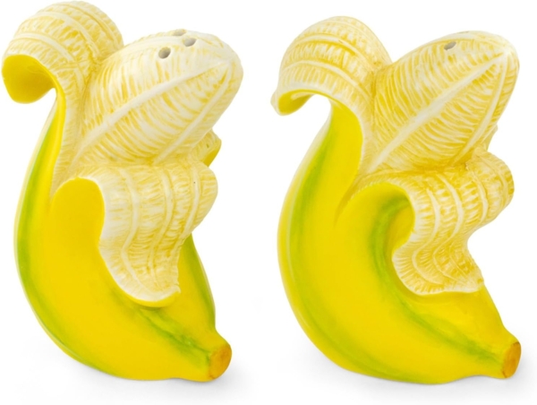 Donkey Salz- & Pfefferstreuer Banana Romance gelb